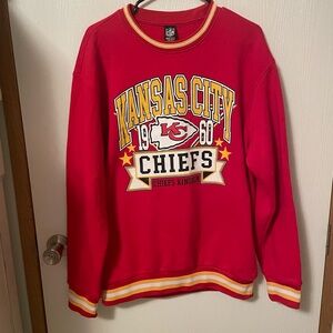 Kansas City Chiefs NFL Team Apparel Sweater Mens SZ L